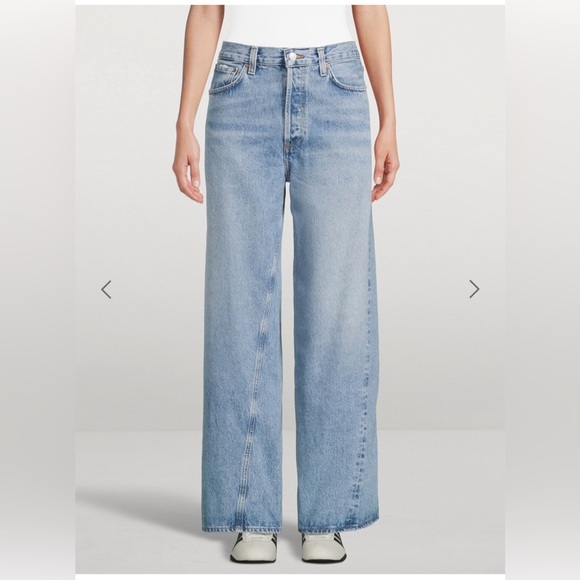 AGOLDE twist low slung baggy jeans - Picture 2 of 5